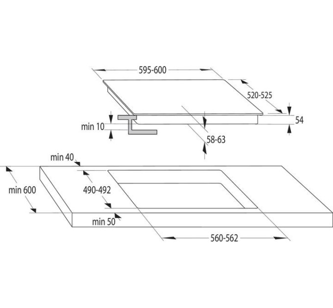 Варочная поверхность Gorenje GI6401BC