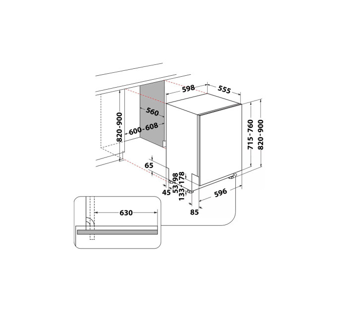 Посудомийна машина Whirlpool W8IHF58TU