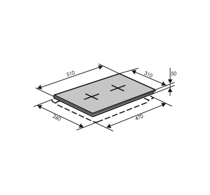 Варочная поверхность  Ventolux HG320 CEST (X) 9