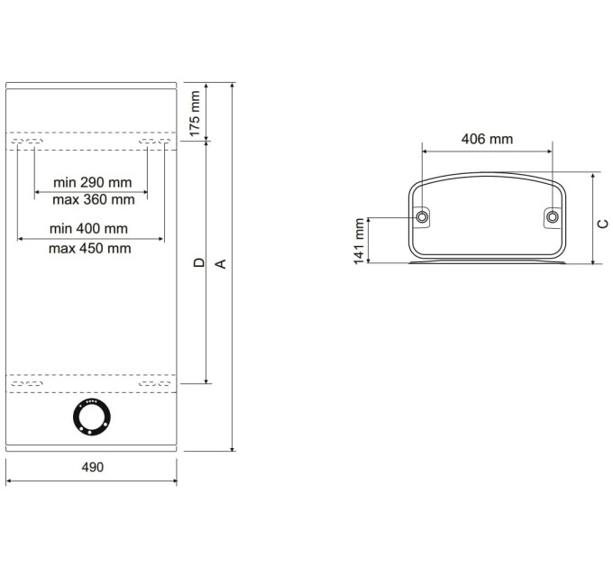 Бойлер Tesy GCR 502712D E32 EC