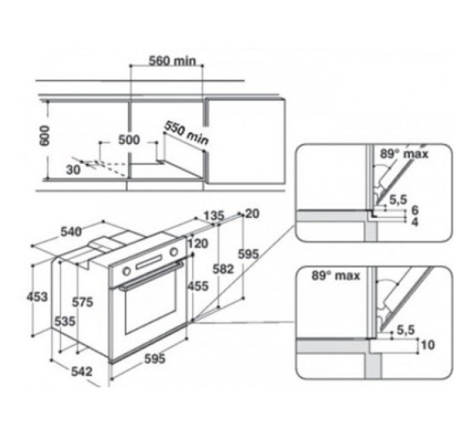 Духова шафа Whirlpool AKP 745 NB