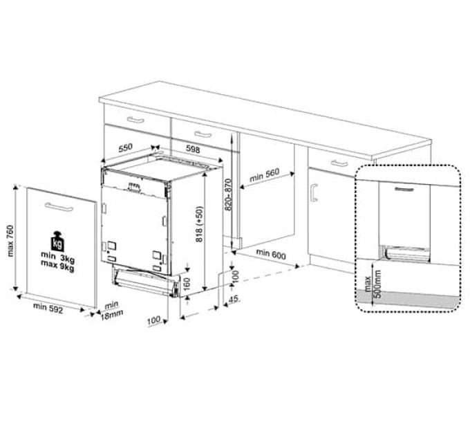 Посудомоечная машина Beko BDIN24322