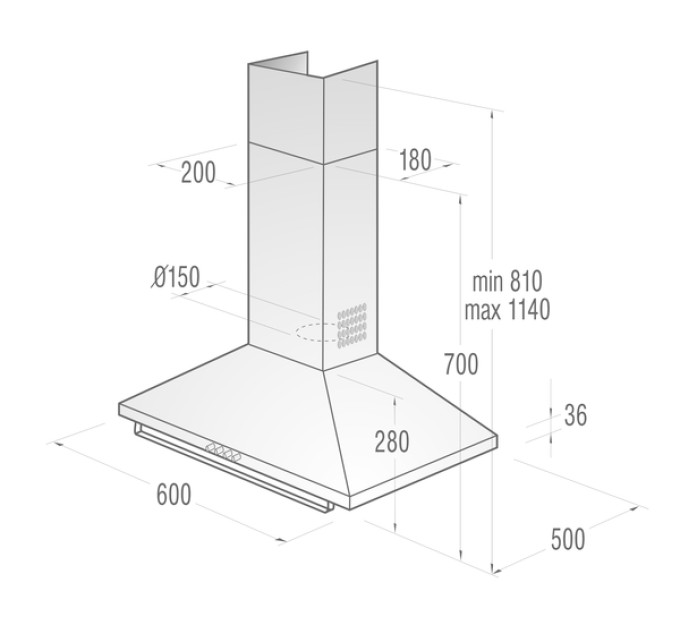 Вытяжка Gorenje DK63CLB