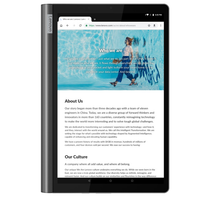 Планшет Планшетний ПК LENOVO Yoga Smart Tab LTE 3/32GB Grey (ZA530037UA)